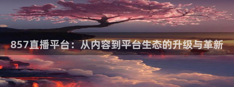 857直播平台：从内容到平台生态的升级与革新